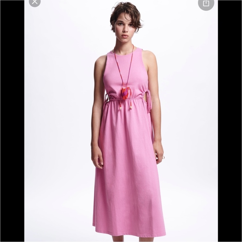 Zara cutout midi dress size S
